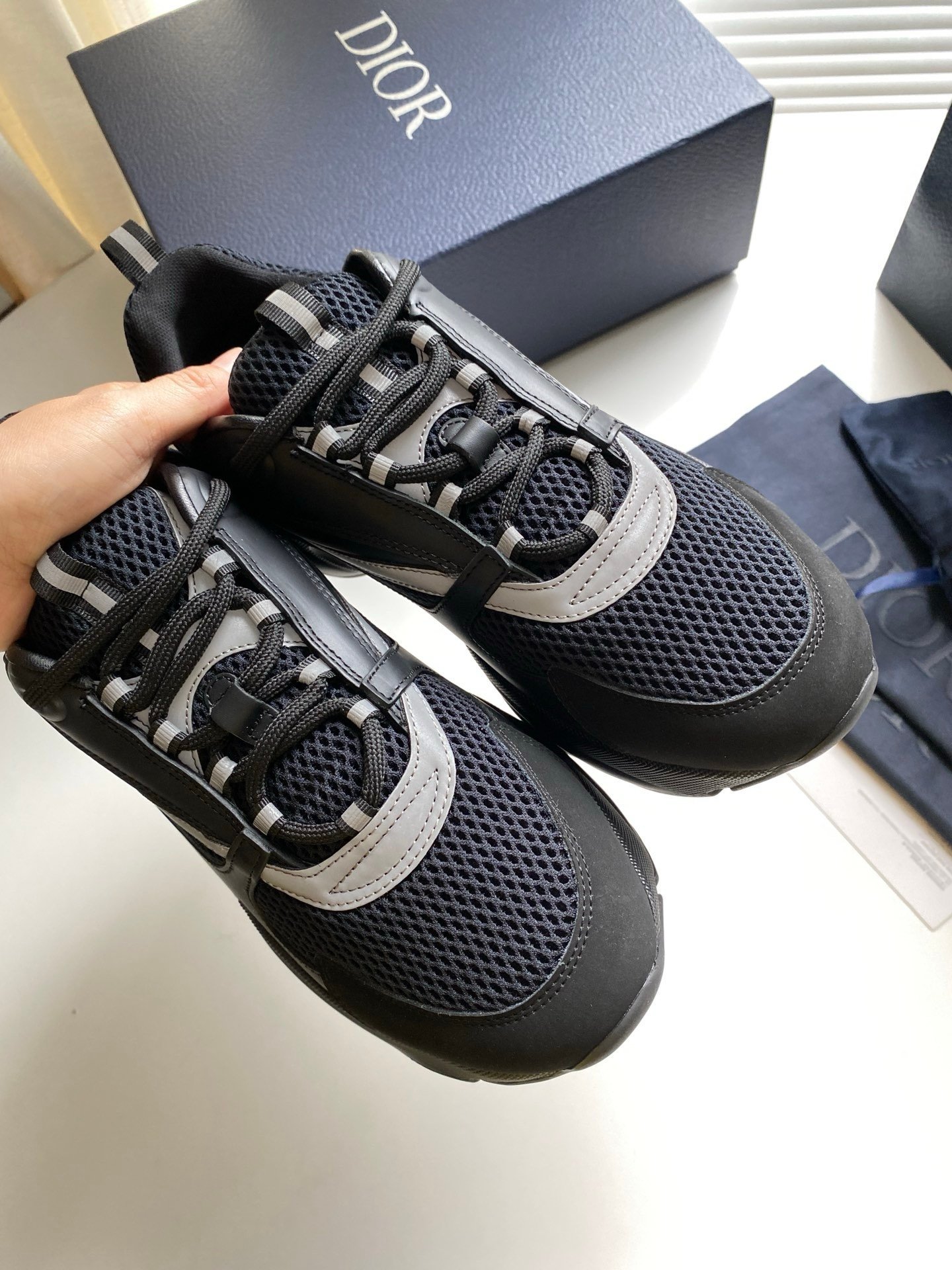 Dior B22 Black Silver - Afbeelding 4