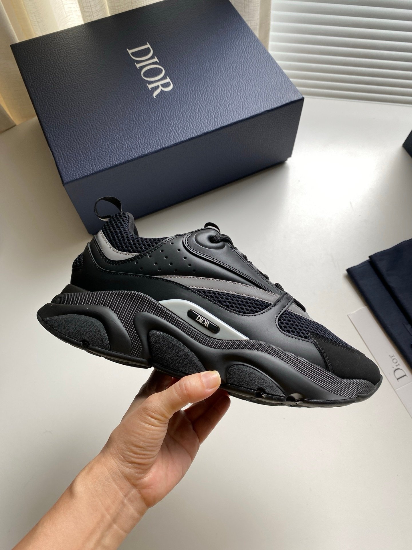 Dior B22 Black Silver - Afbeelding 3