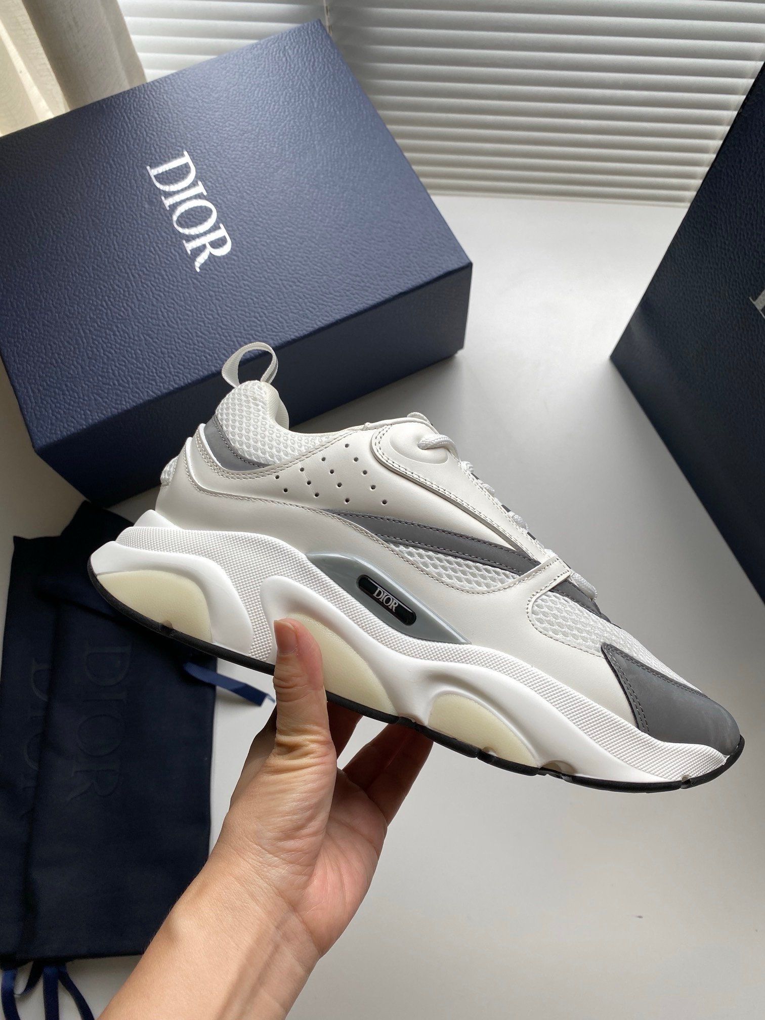 Dior B22 White Silver - Afbeelding 3