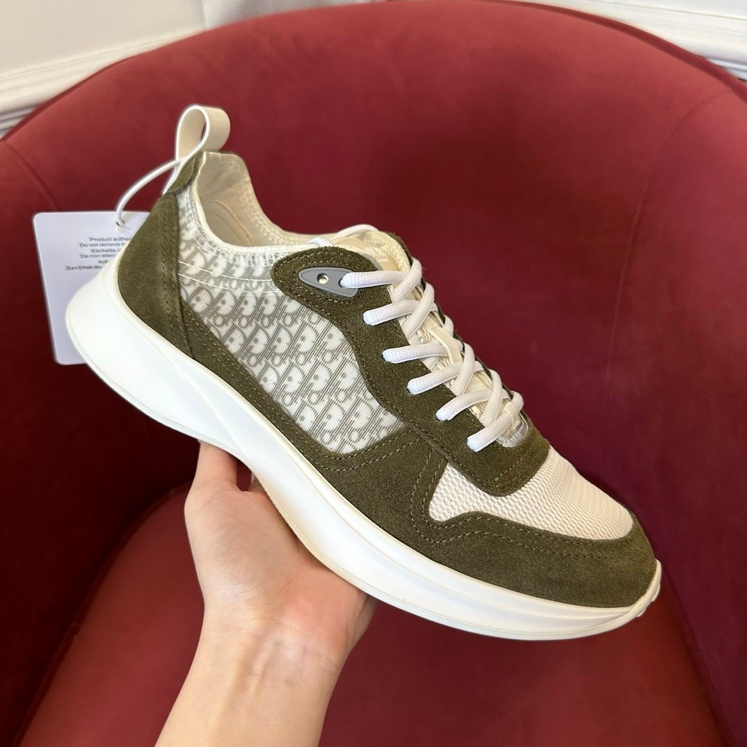 Dior B25 Suede Green White - Afbeelding 4
