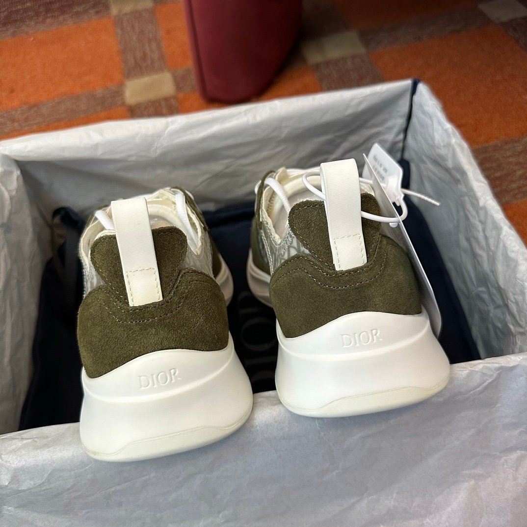 Dior B25 Suede Green White - Afbeelding 5