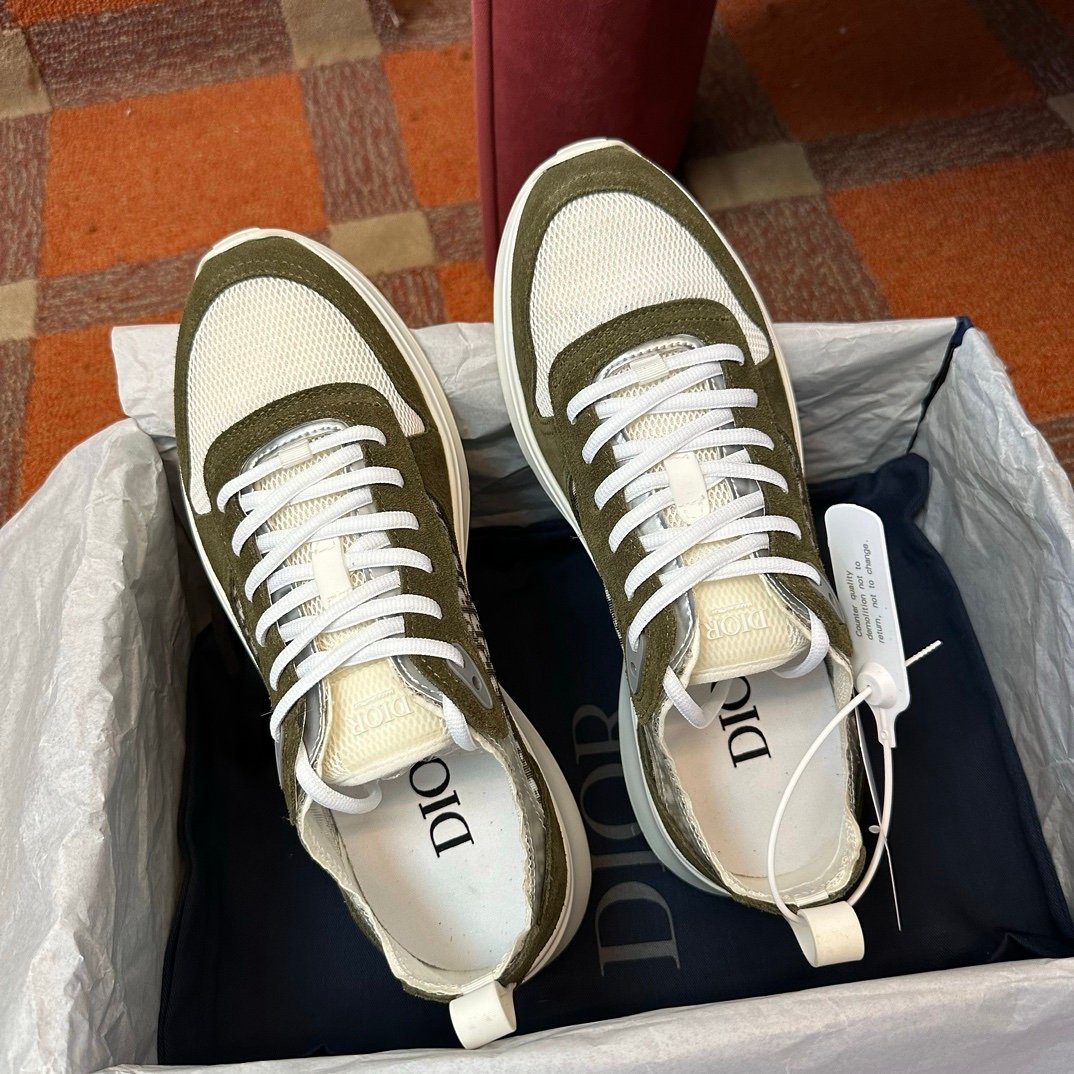 Dior B25 Suede Green White - Afbeelding 6