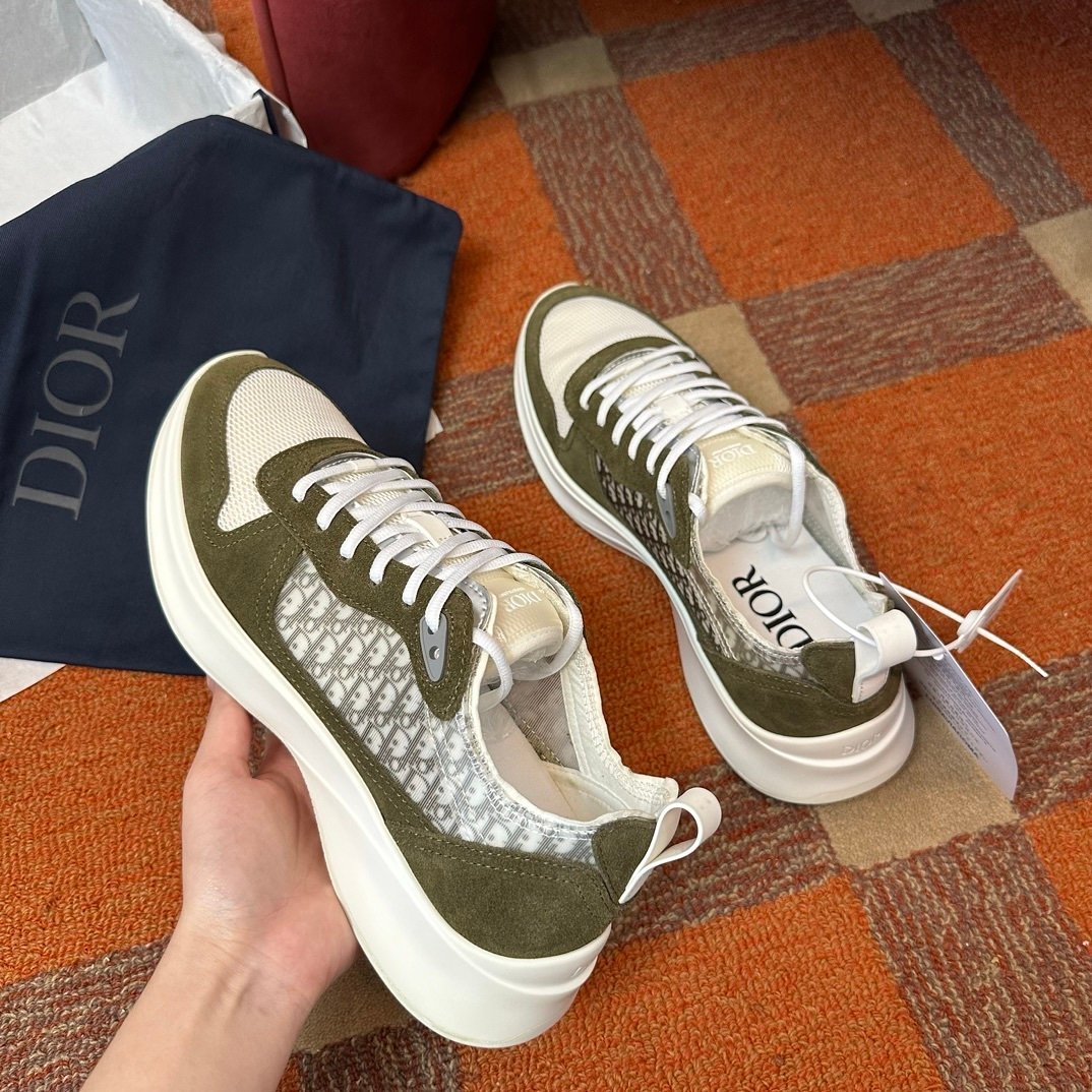Dior B25 Suede Green White - Afbeelding 8