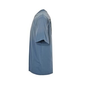 Alternative view of Balenciaga Oversized Printed Cotton Jersey T-Shirt Blue