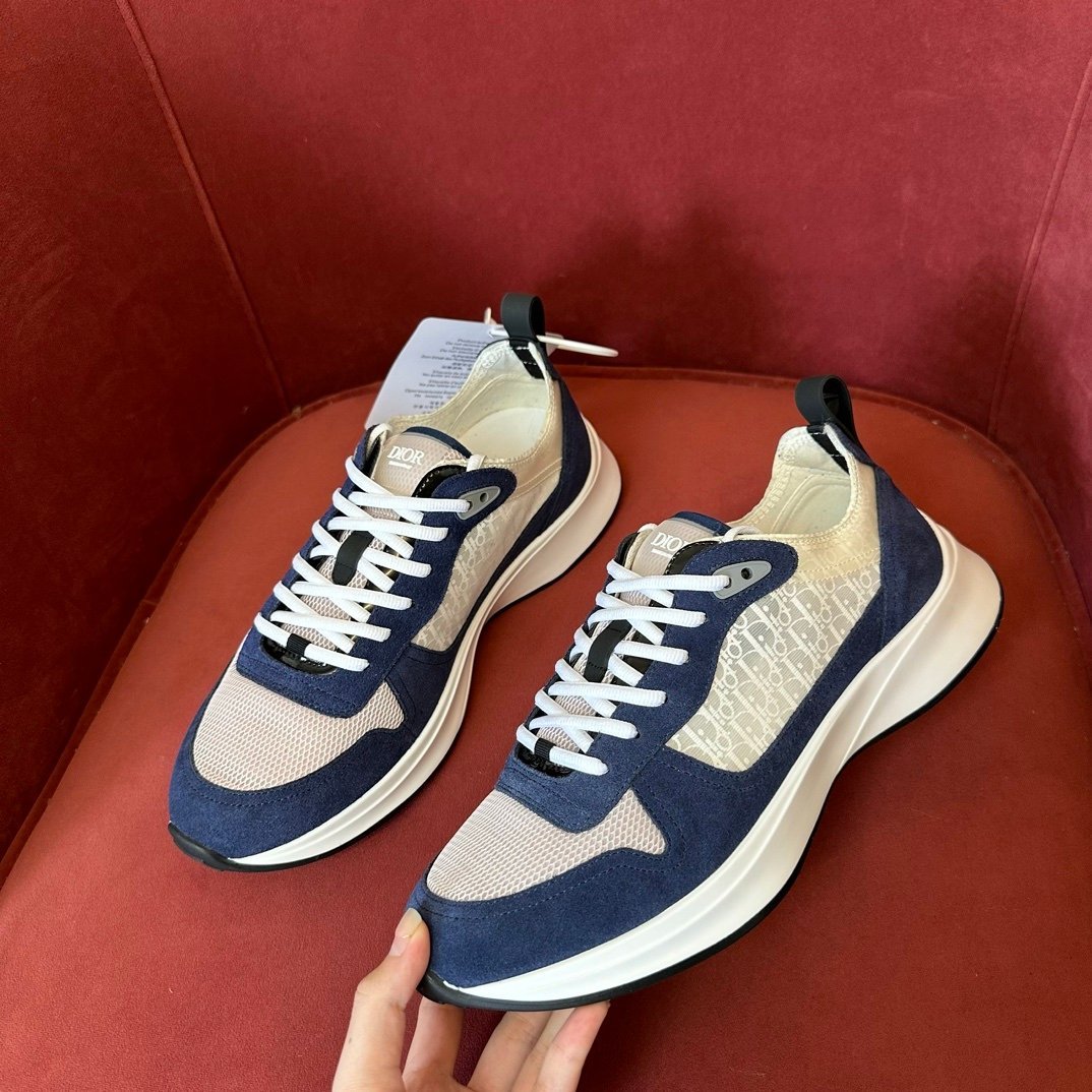 Dior B25 Suede Blue White - Afbeelding 4
