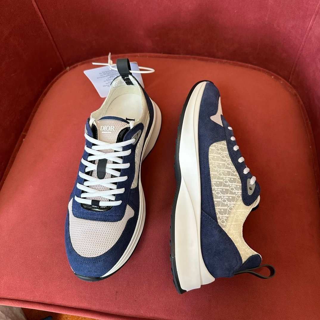 Dior B25 Suede Blue White - Afbeelding 3