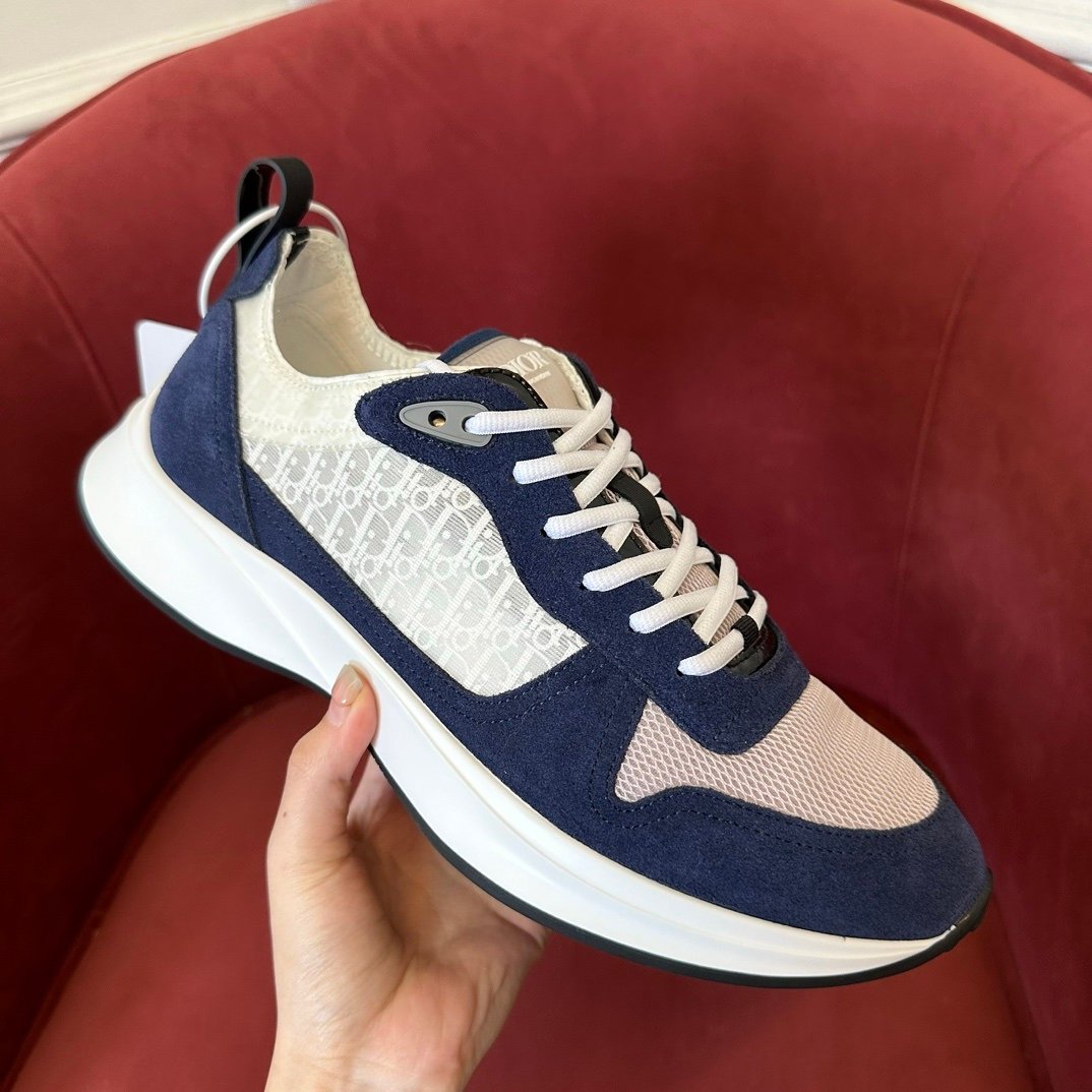 Dior B25 Suede Blue White - Afbeelding 2