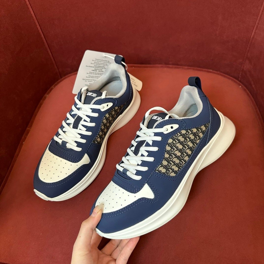 Dior B25 Leather Blue White - Afbeelding 2