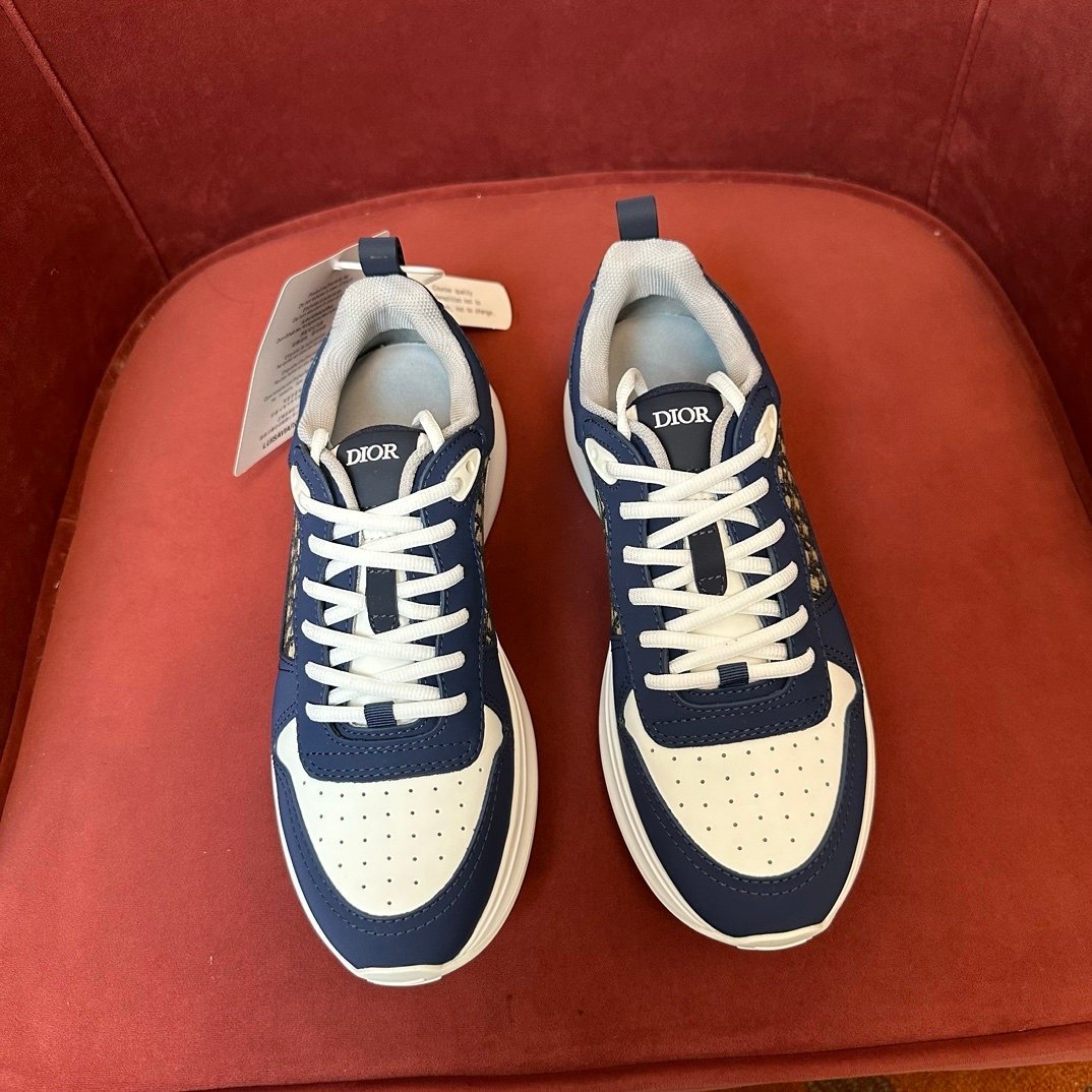 Dior B25 Leather Blue White - Afbeelding 3