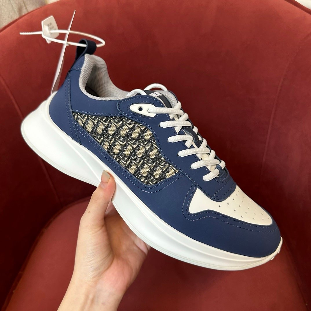 Dior B25 Leather Blue White - Afbeelding 5