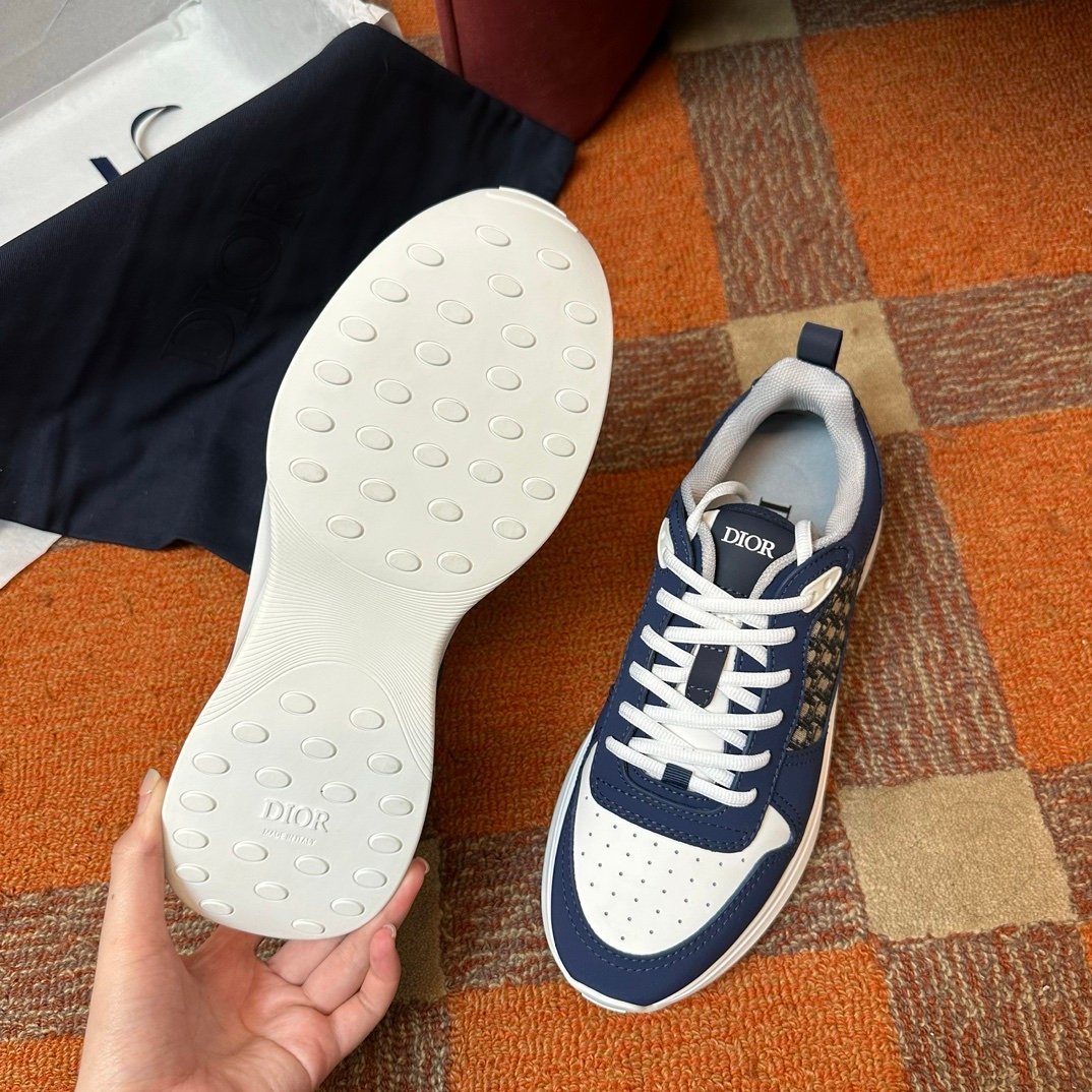 Dior B25 Leather Blue White - Afbeelding 6