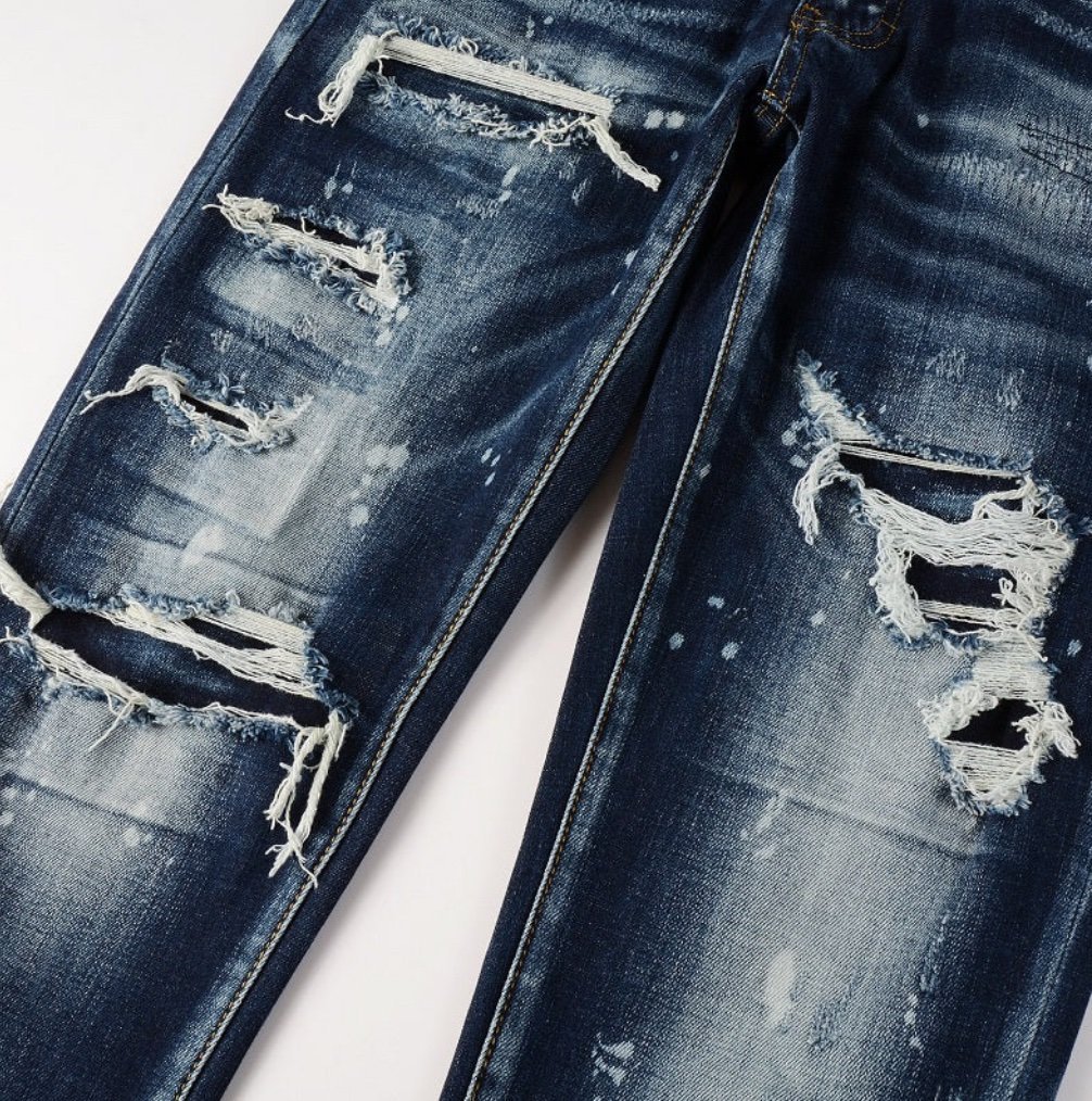 Amiri Jeans Blue #24A - Afbeelding 3