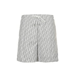 Dior Oblique White Silver Short