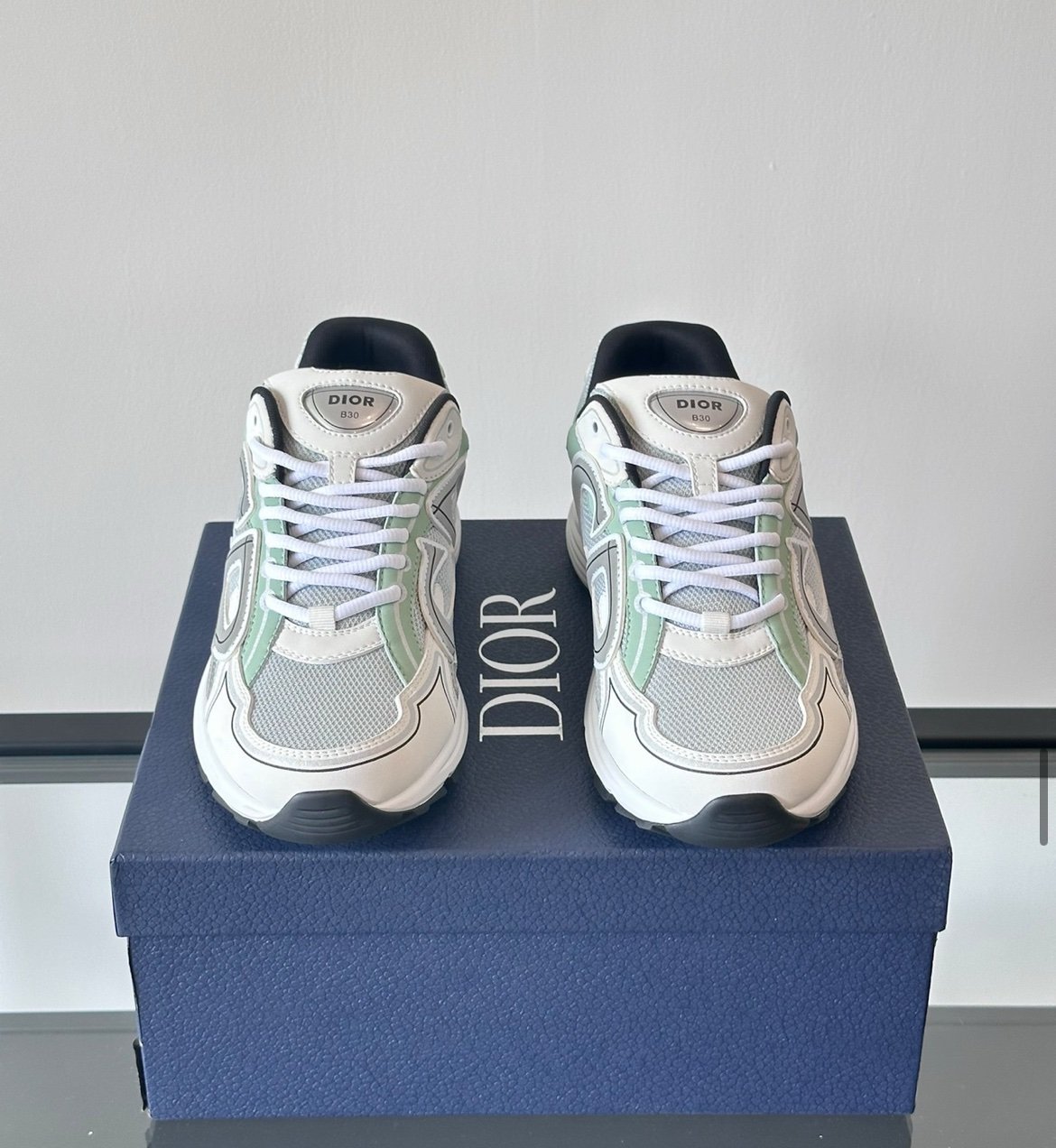 Dior B30 Reflective White Silver Mint - Afbeelding 4