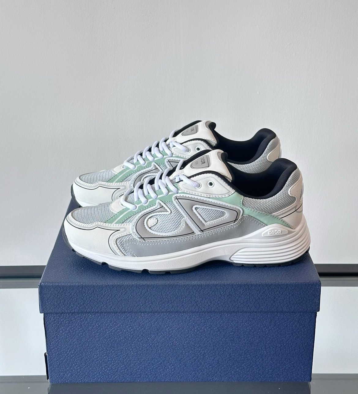 Dior B30 Reflective White Silver Mint - Afbeelding 3