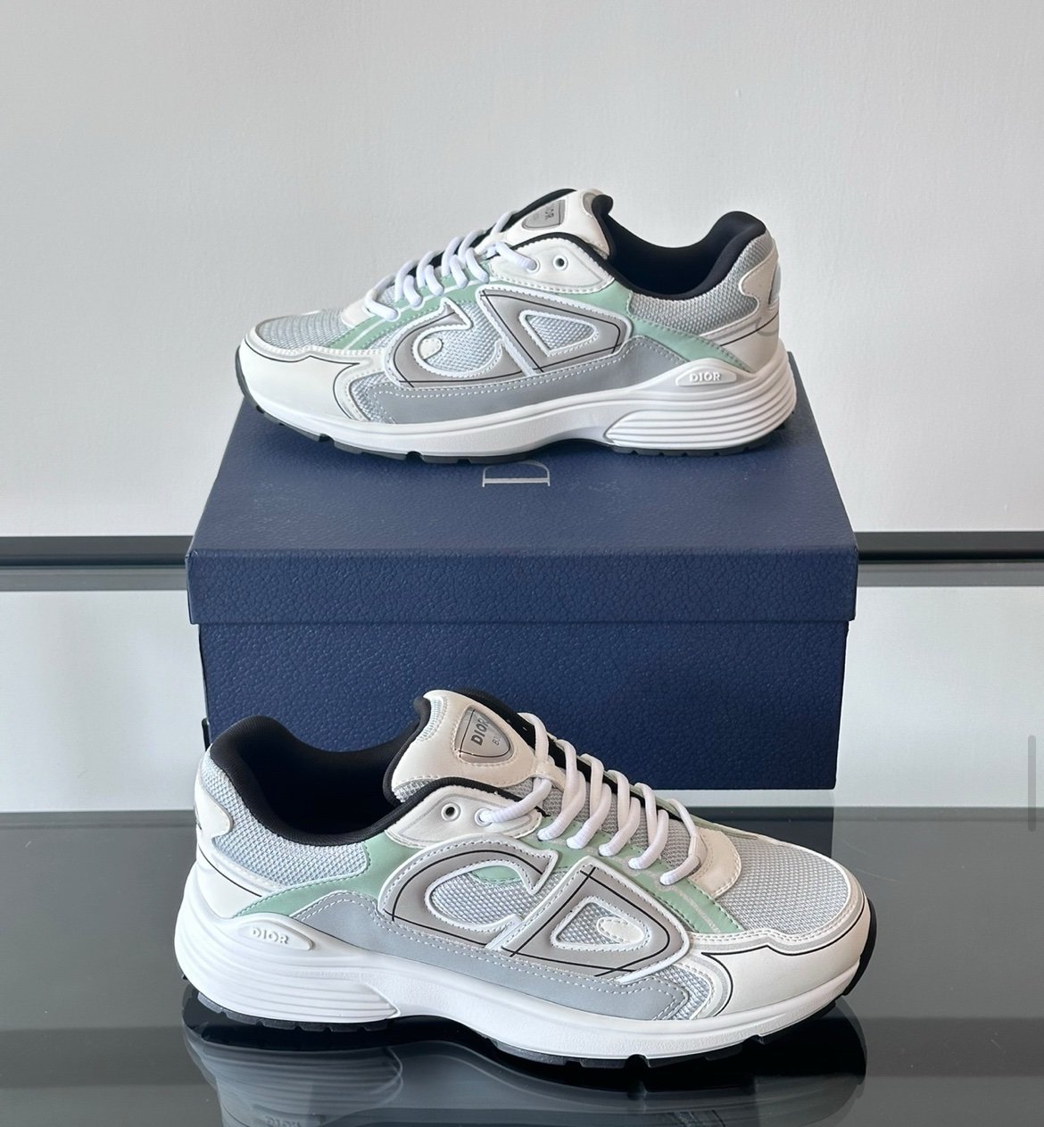 Dior B30 Reflective White Silver Mint - Afbeelding 5