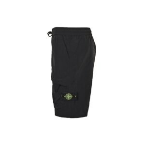 Stone Island Stretch Cotton Short Black