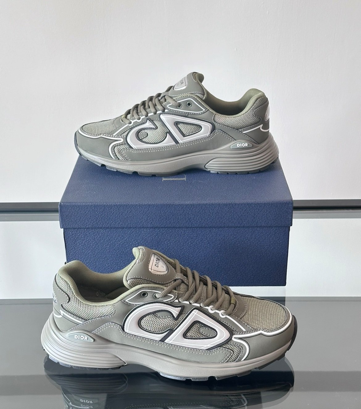 Dior B30 Reflective Olive Green - Afbeelding 5