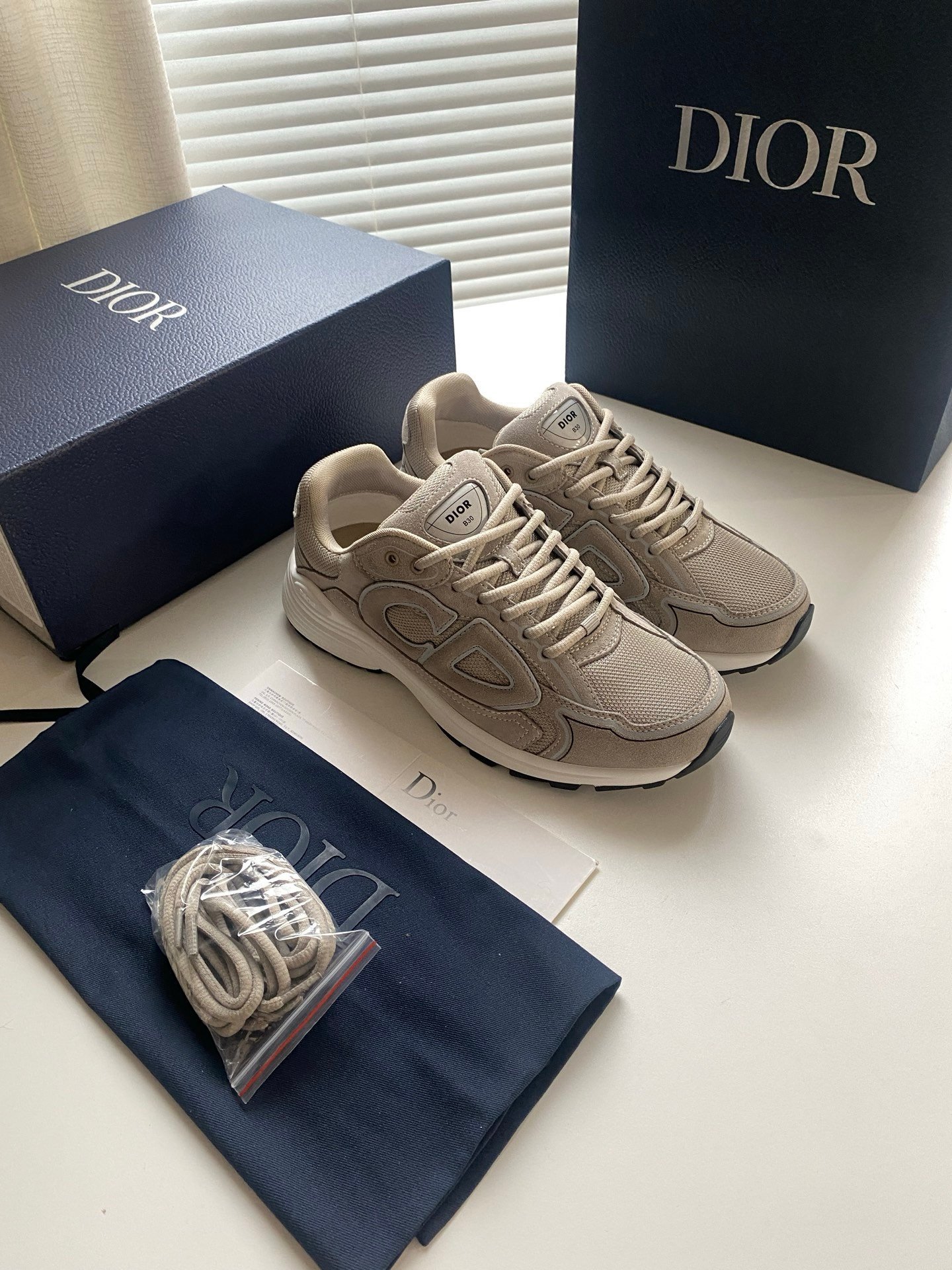 Dior B30 Suede Beige - Afbeelding 3