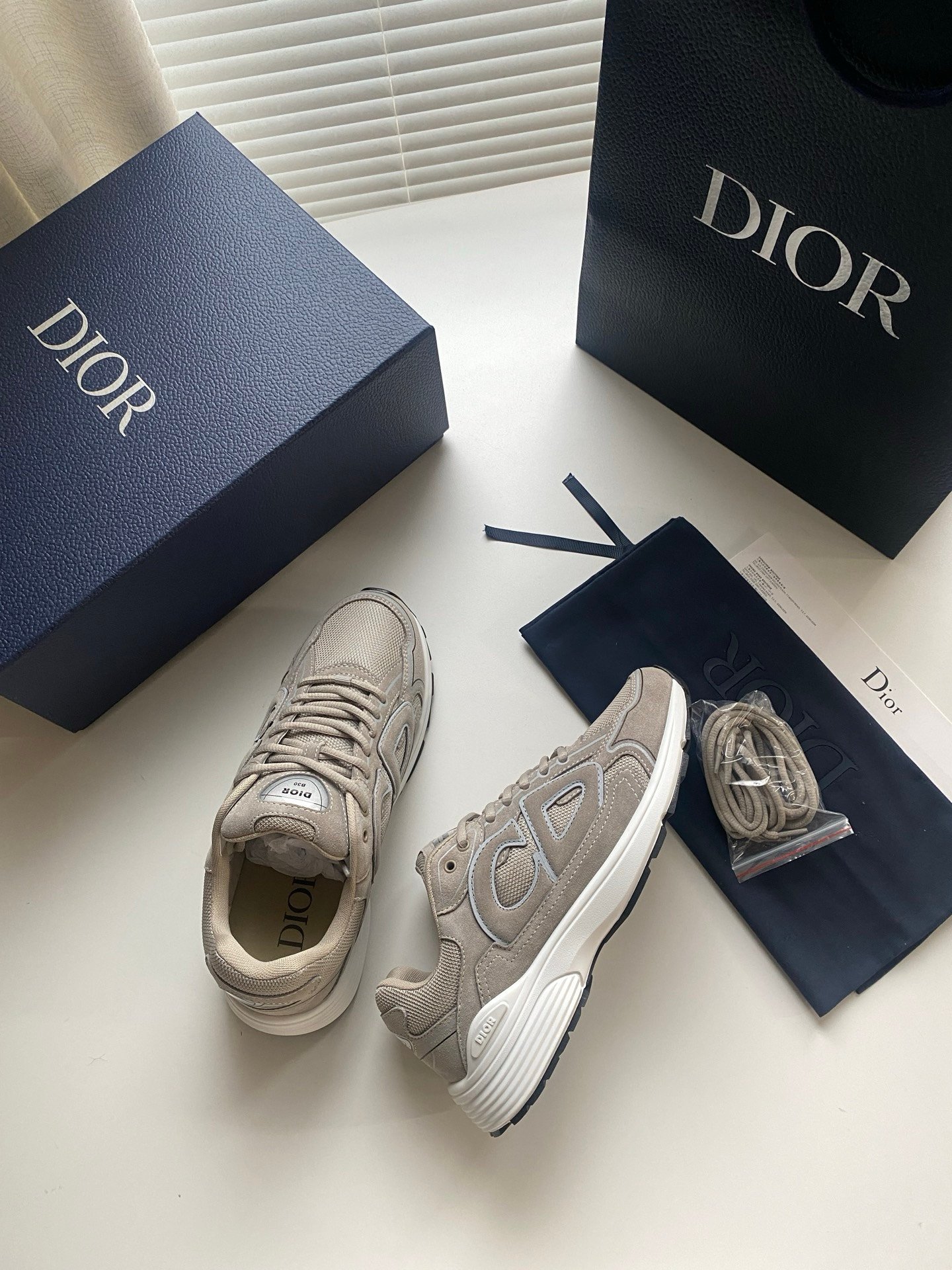 Dior B30 Suede Beige - Afbeelding 4