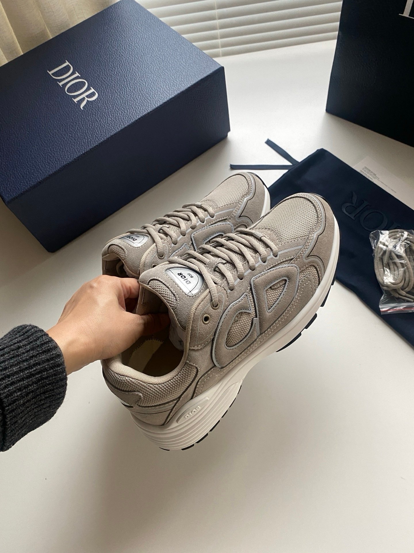 Dior B30 Suede Beige - Afbeelding 5