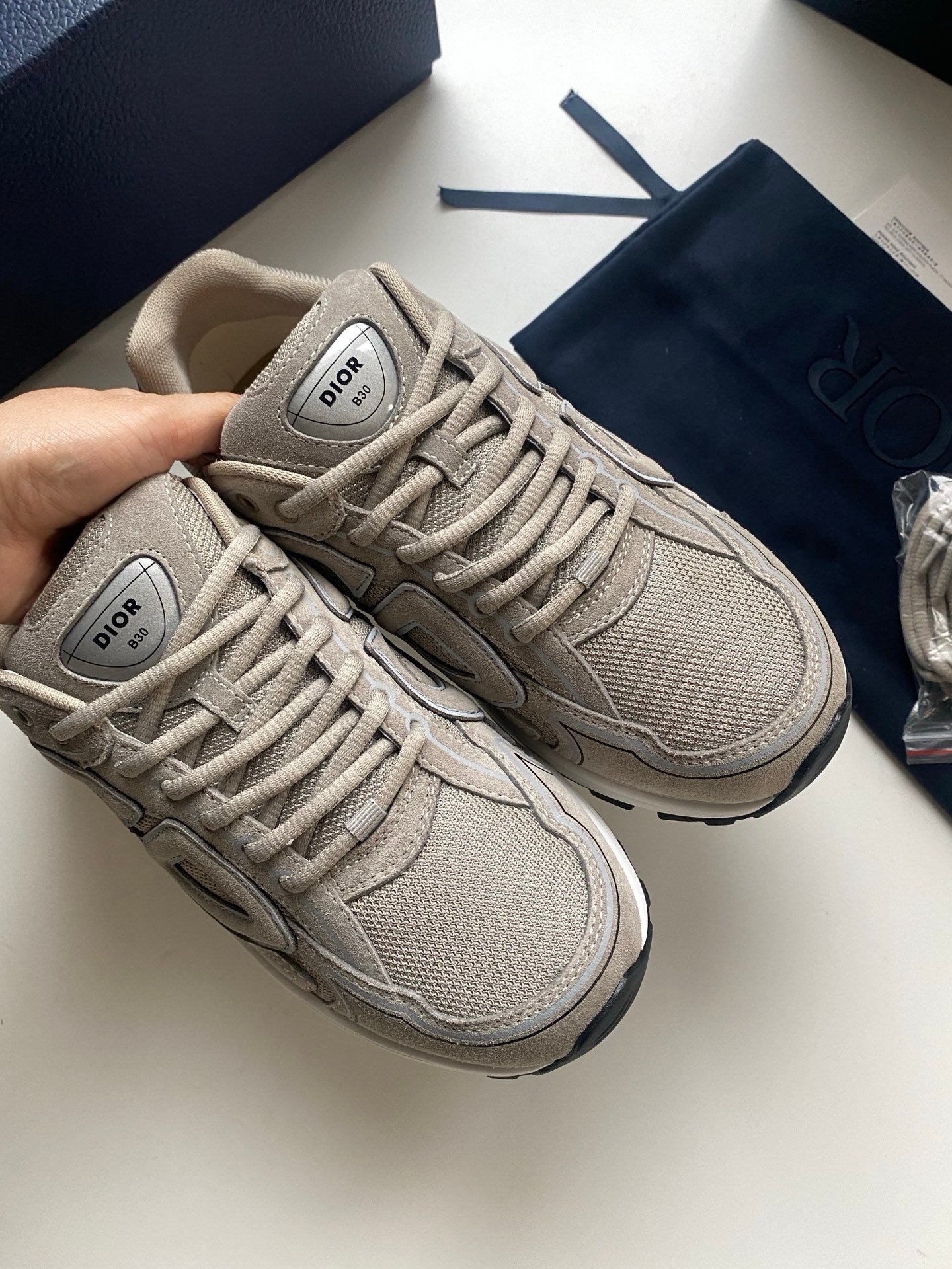 Dior B30 Suede Beige - Afbeelding 6