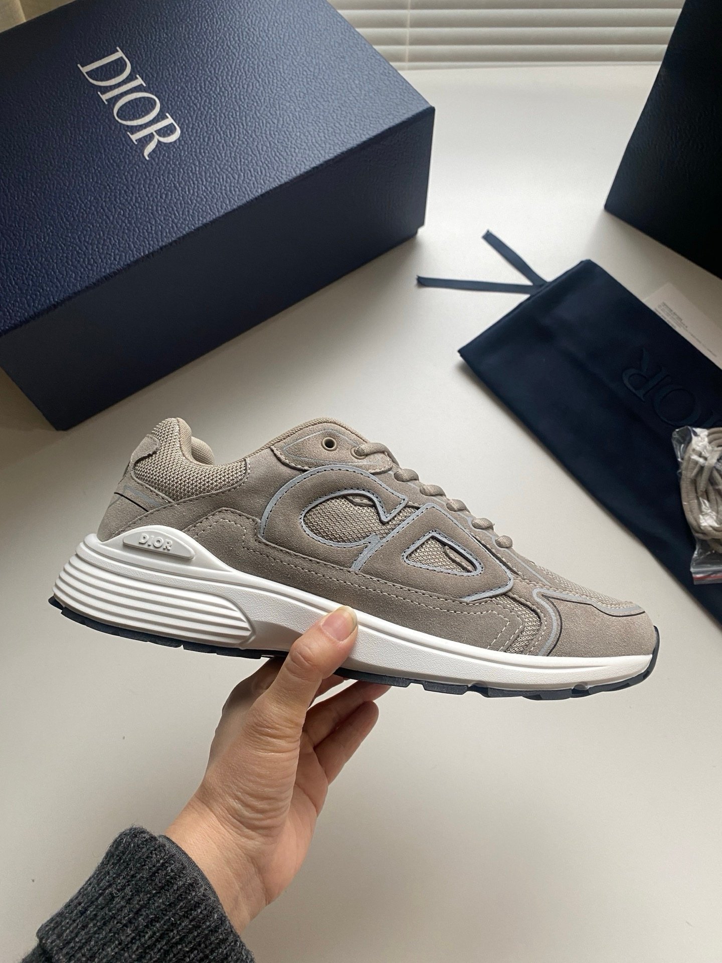 Dior B30 Suede Beige - Afbeelding 2