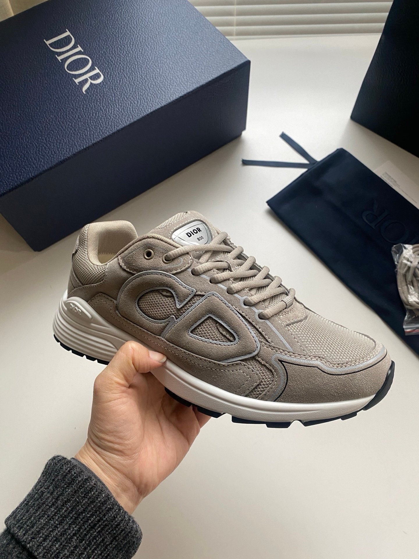 Dior B30 Suede Beige - Afbeelding 7