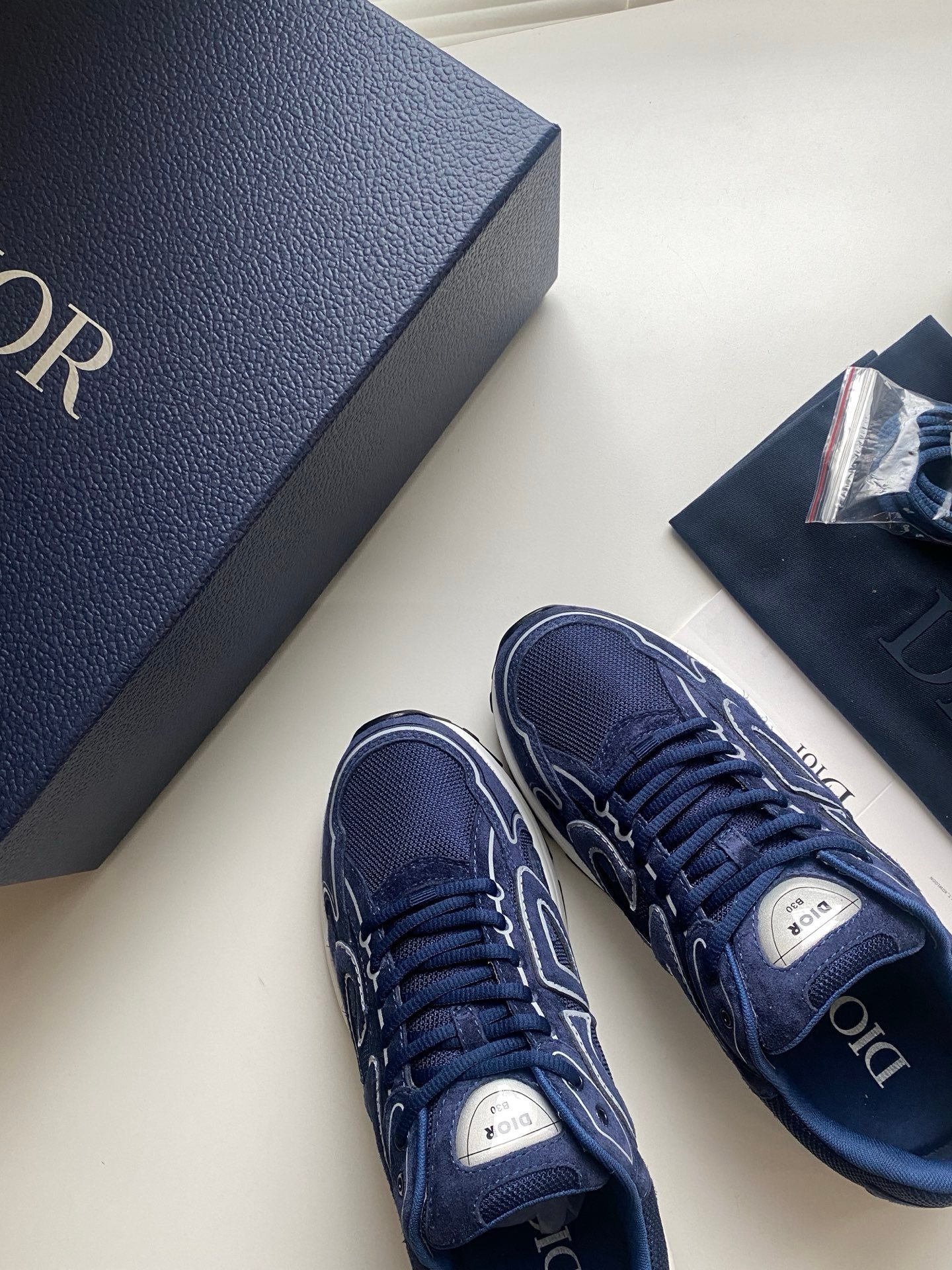 Dior B30 Suede Navy Blue - Afbeelding 5
