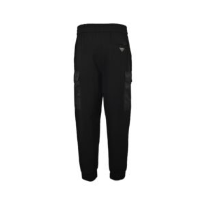 Prada Black Cotton Fleece And Re-Nylon