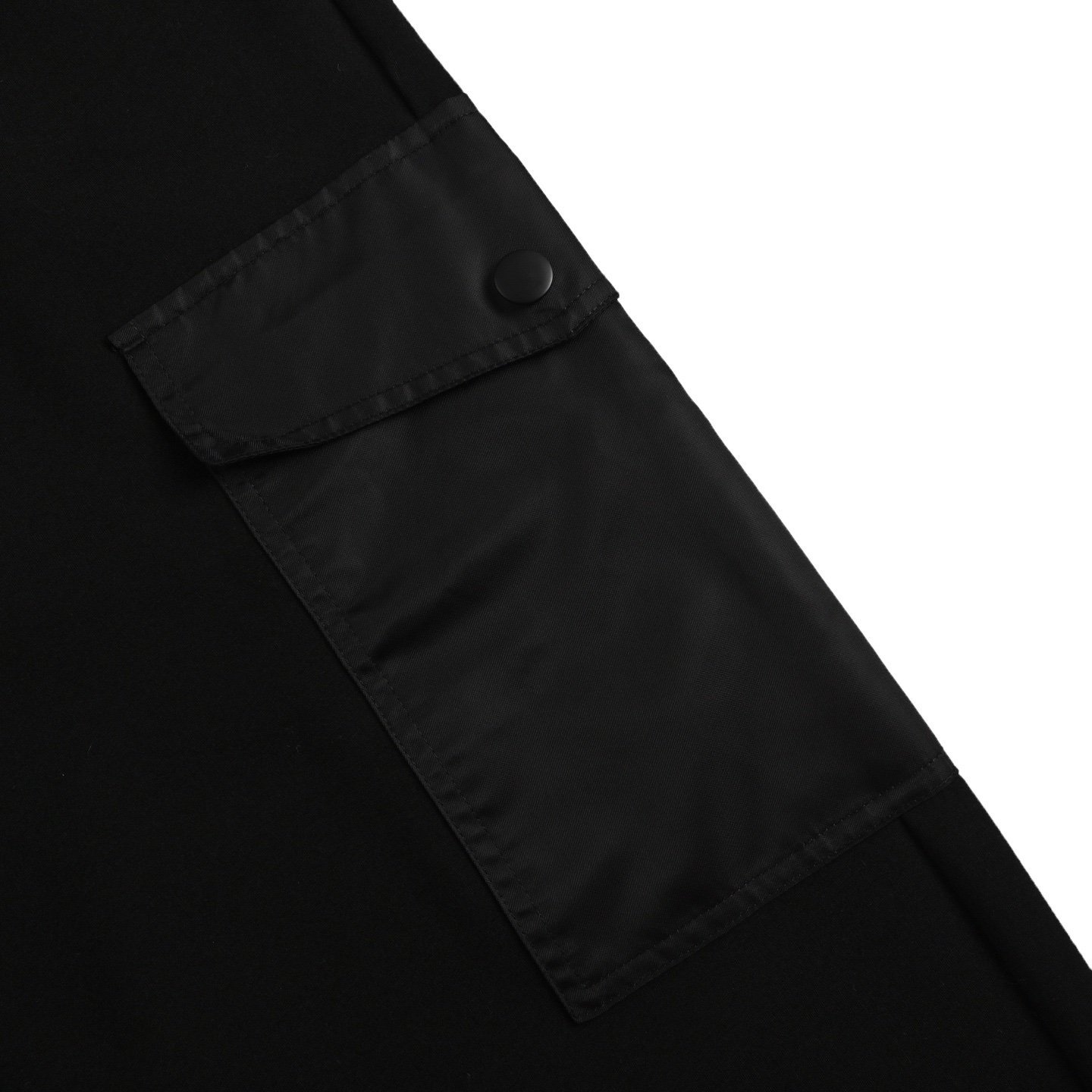 Prada Black Cotton Fleece And Re-Nylon - Afbeelding 5