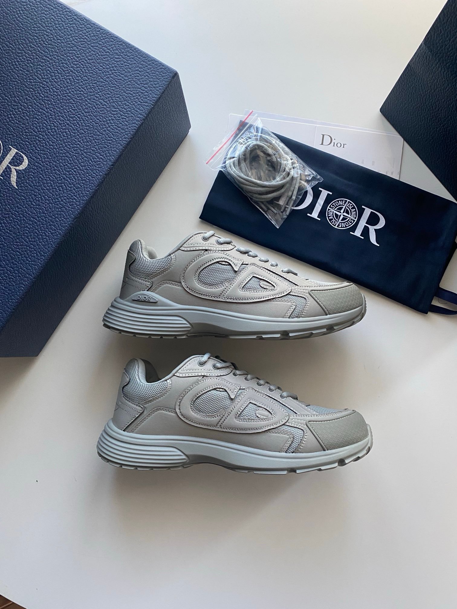Dior B30 x Stone Island Grey - Afbeelding 4