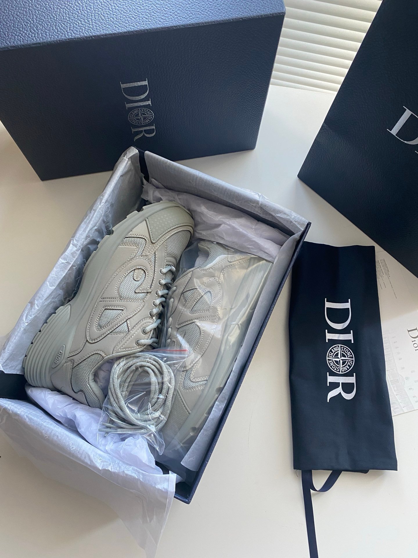 Dior B30 x Stone Island Grey - Afbeelding 8