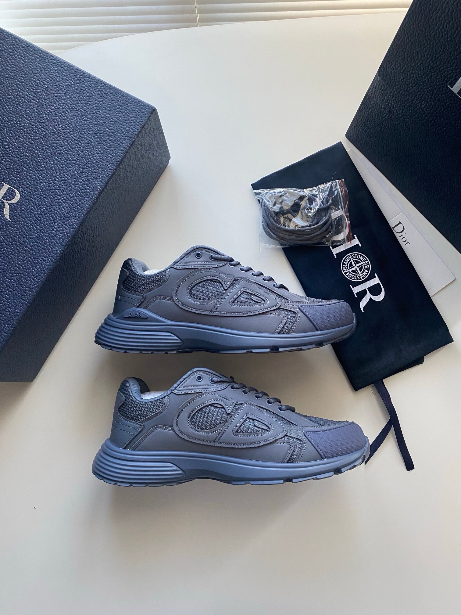 Dior B30 x Stone Island Blue - Afbeelding 5