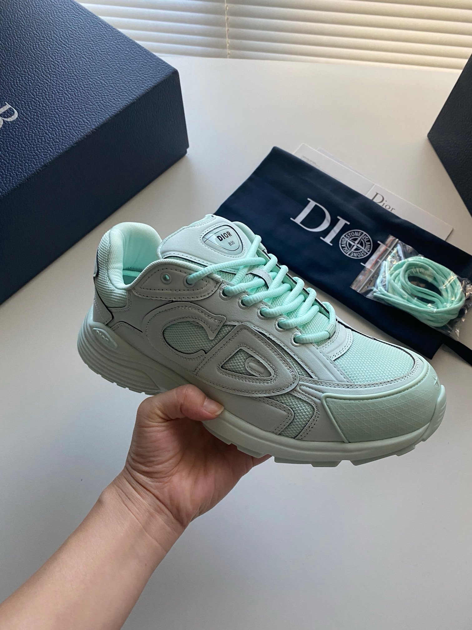 Dior B30 x Stone Island Mint - Afbeelding 2
