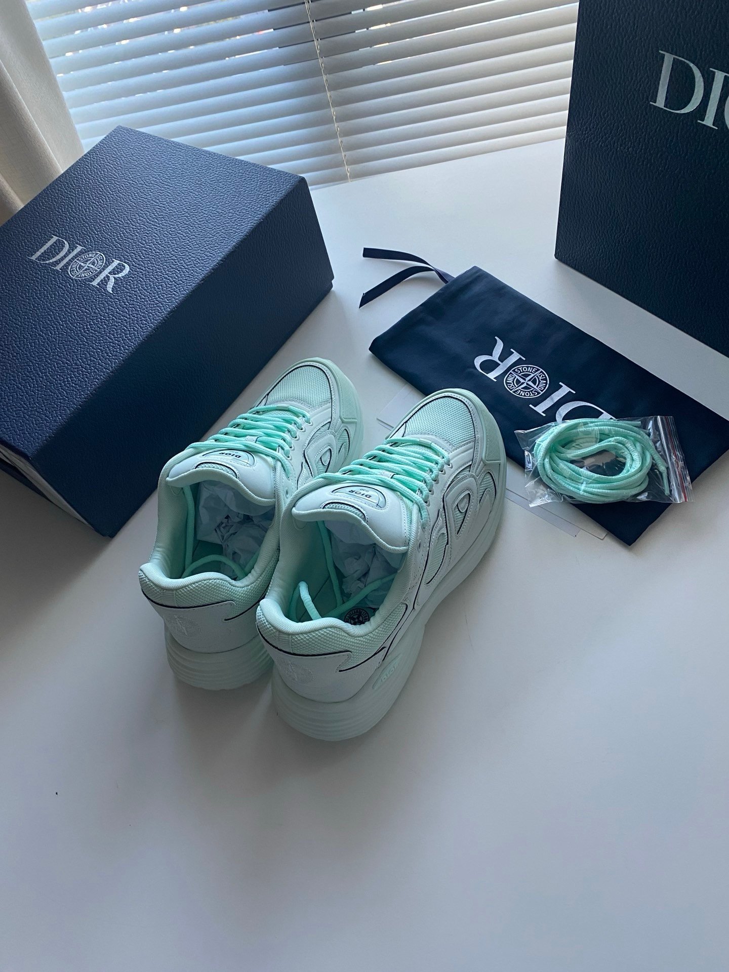 Dior B30 x Stone Island Mint - Afbeelding 3