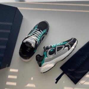 Alternative view of Dior B30 Reflective Black Green White