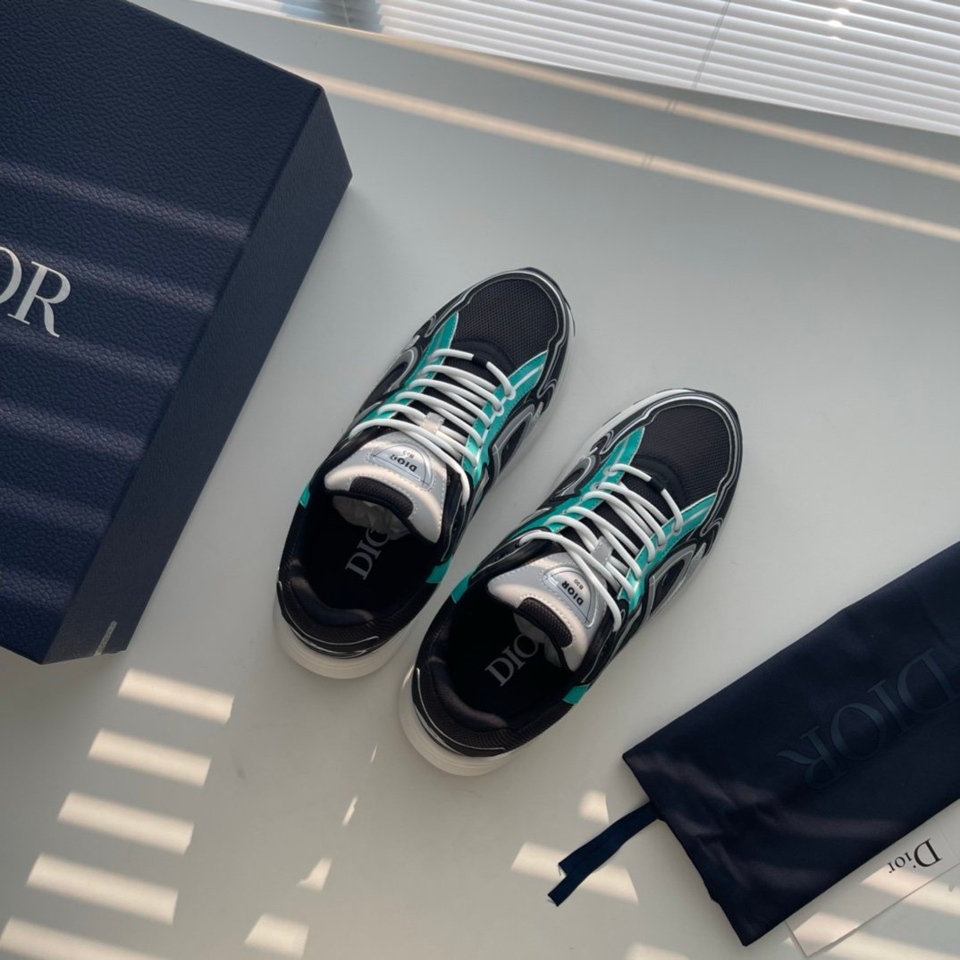 Dior B30 Reflective Black Green White - Afbeelding 7