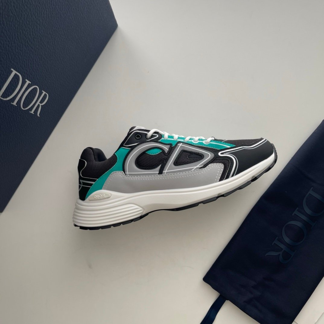 Dior B30 Reflective Black Green White - Afbeelding 4