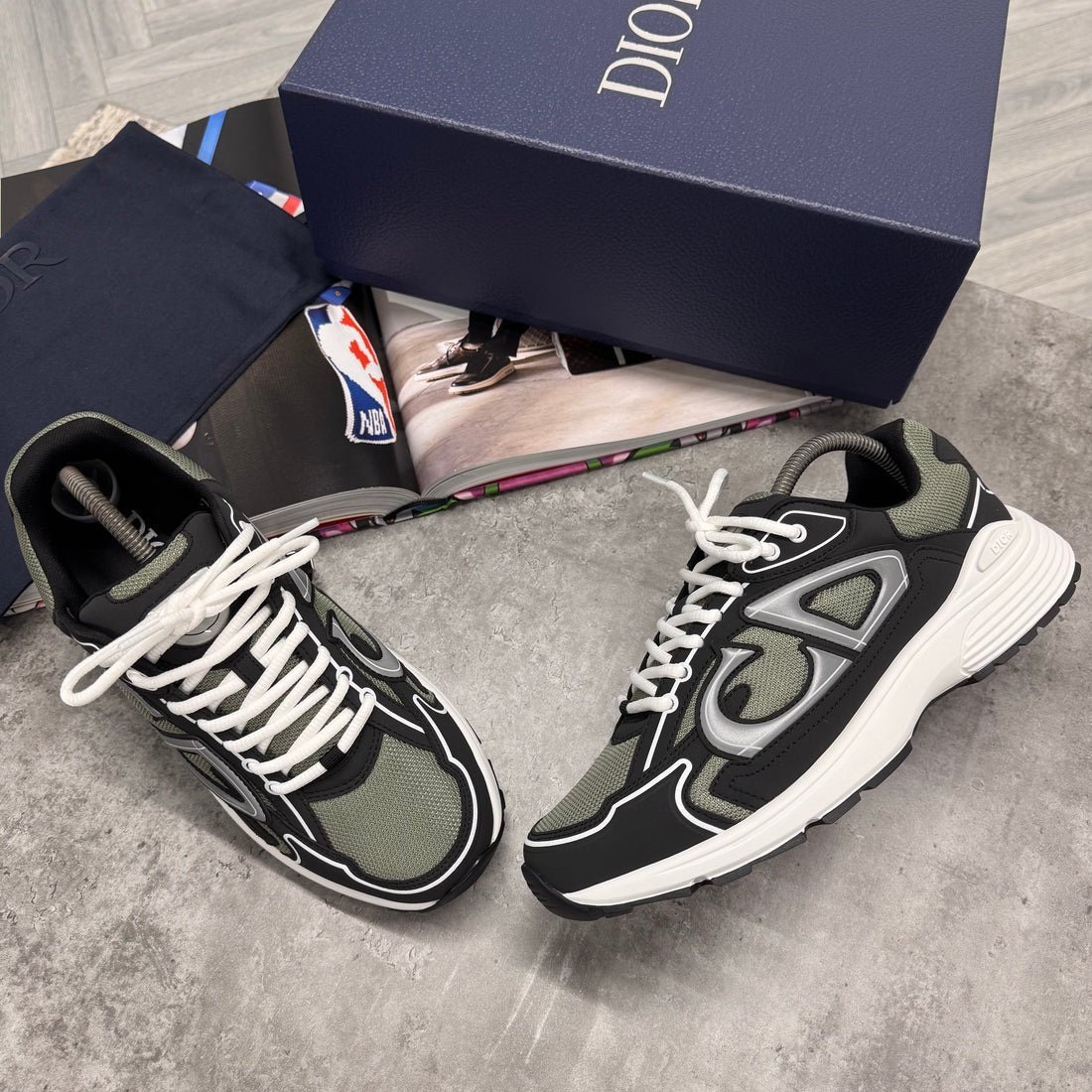 Dior B30 Reflective Green/Black White - Afbeelding 3