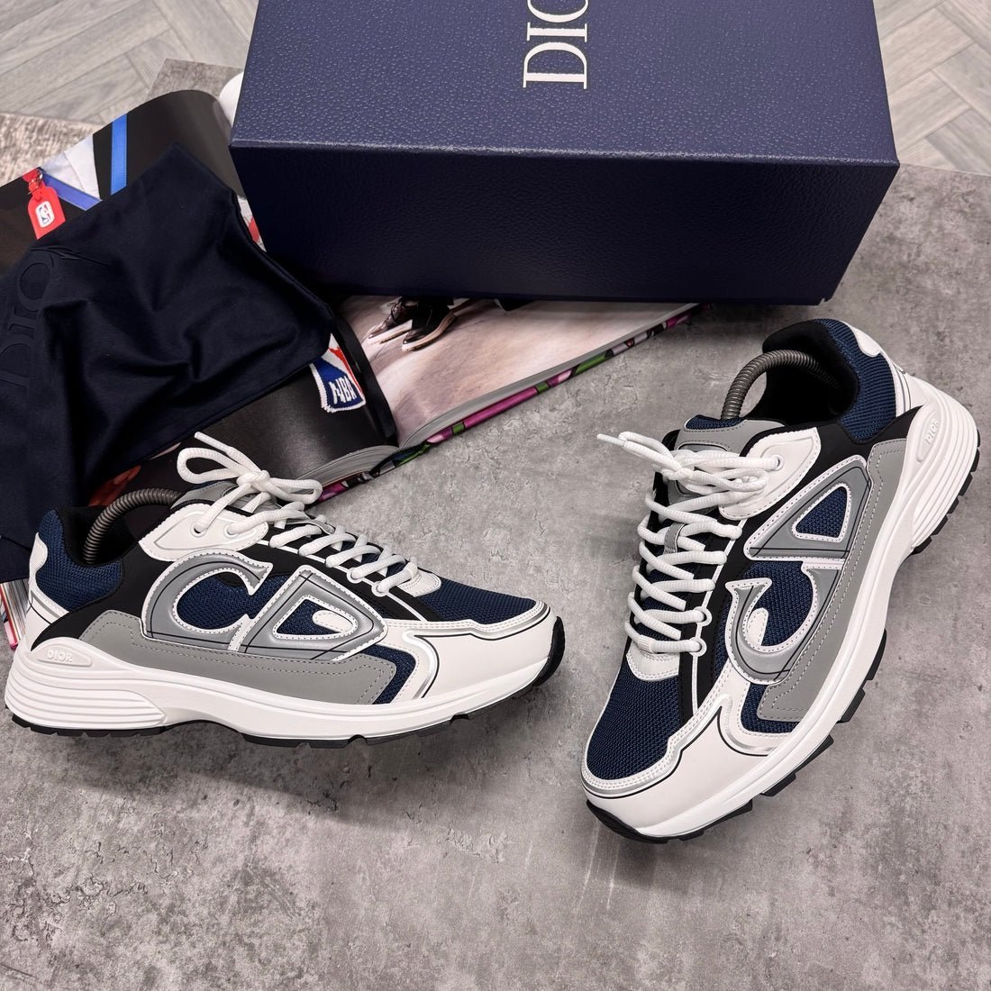 Dior B30 Reflective Blue/Grey Black White - Afbeelding 3