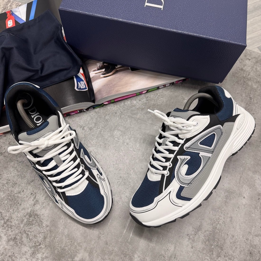 Dior B30 Reflective Blue/Grey Black White - Afbeelding 4