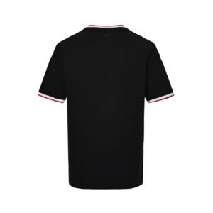 Alternative view of Moncler Tricolor Jersey T-Shirt Black