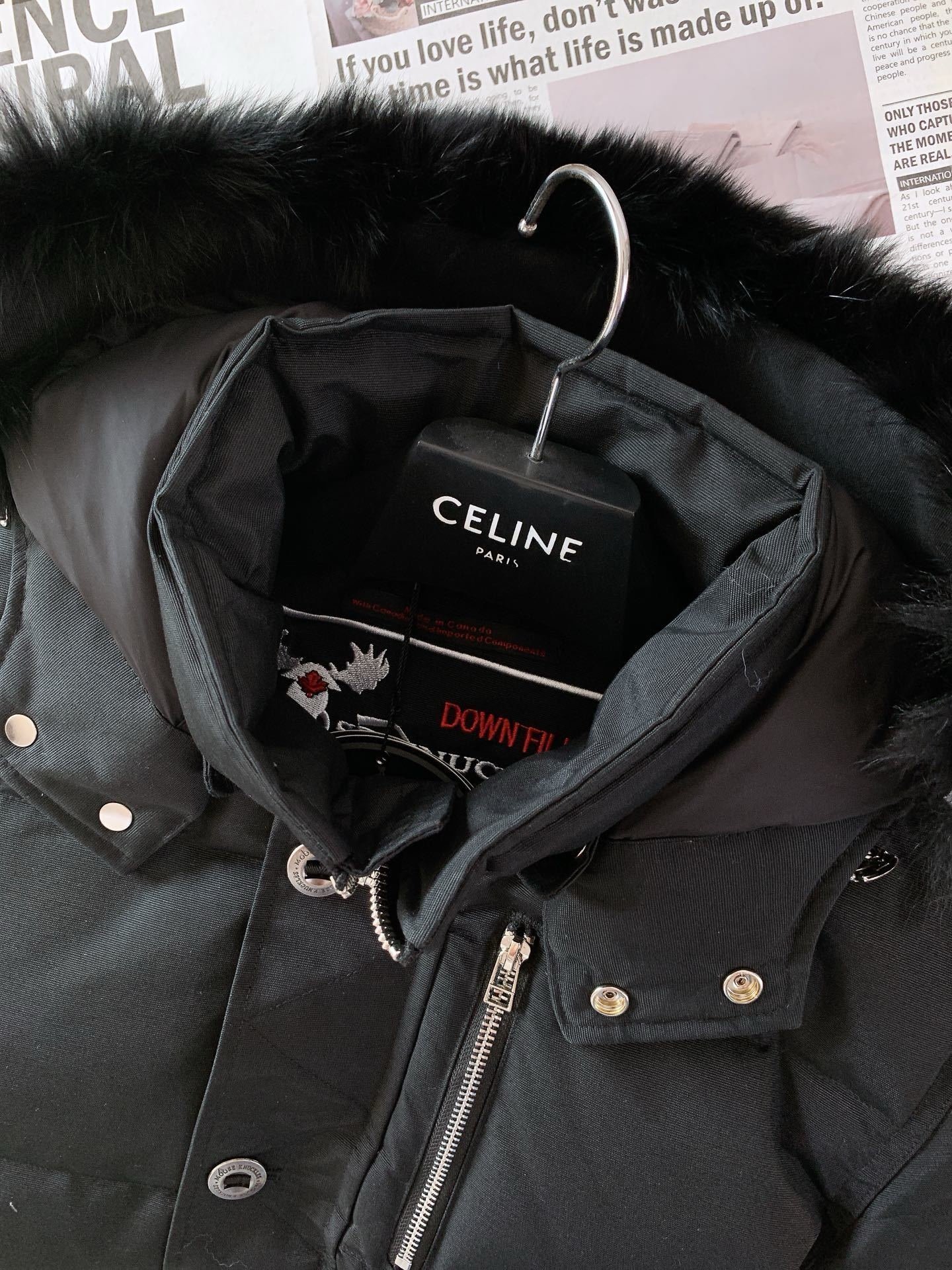 Moose Knuckles Down Jacket Black - Afbeelding 4