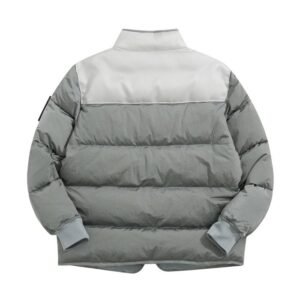 Alternative view of Stone Island Real Down Jacket Grey