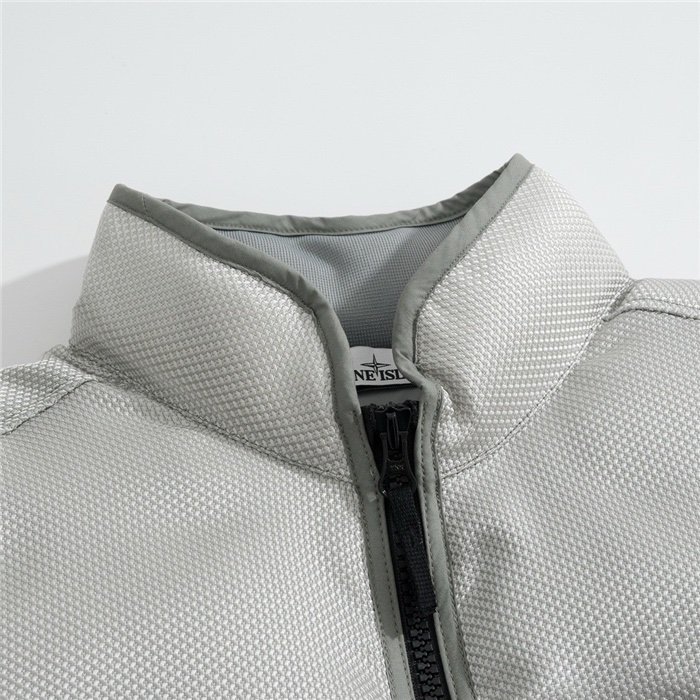 Stone Island Real Down Jacket Grey - Afbeelding 4