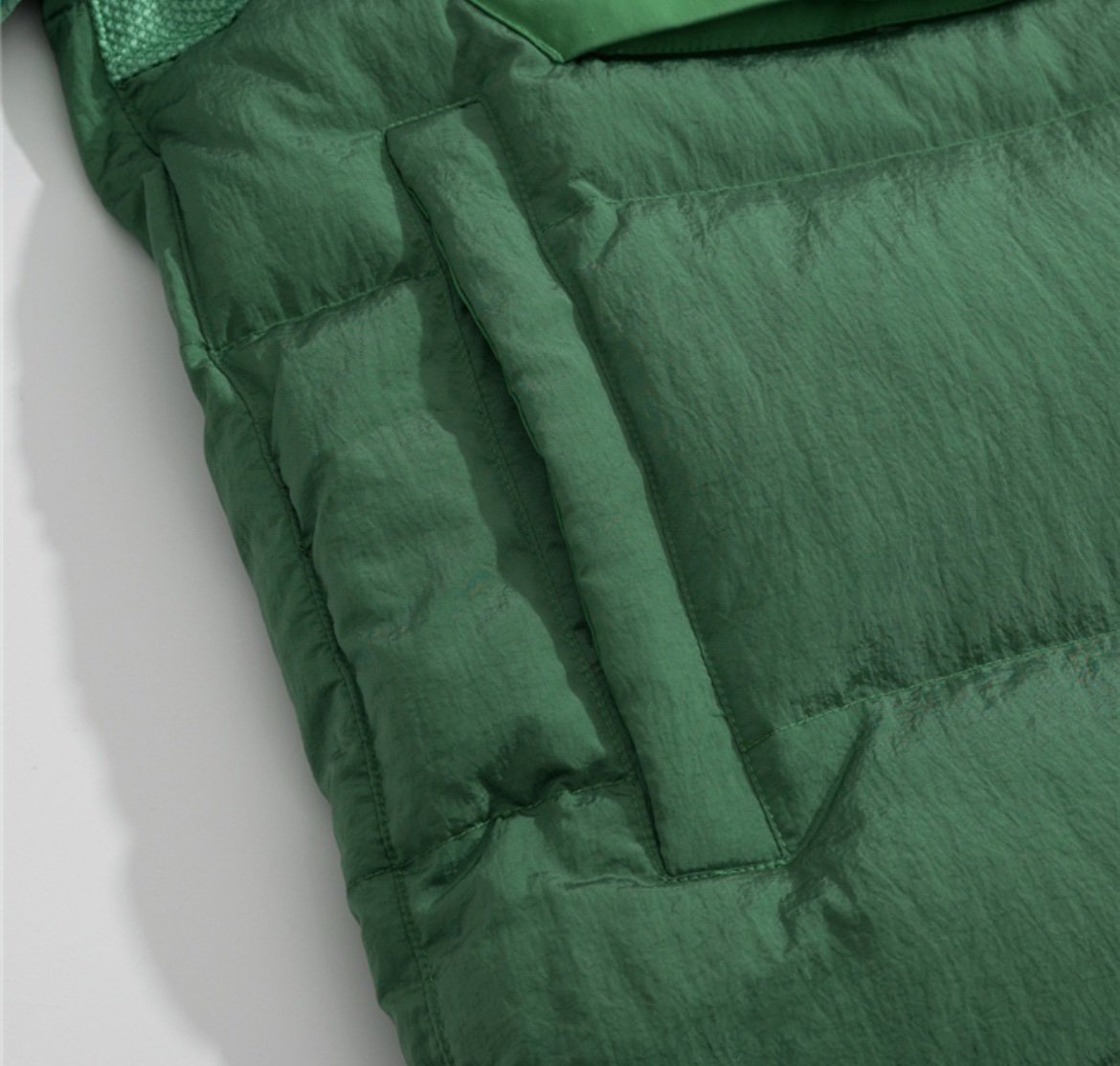 Stone Island Real Down Jacket Green - Afbeelding 6