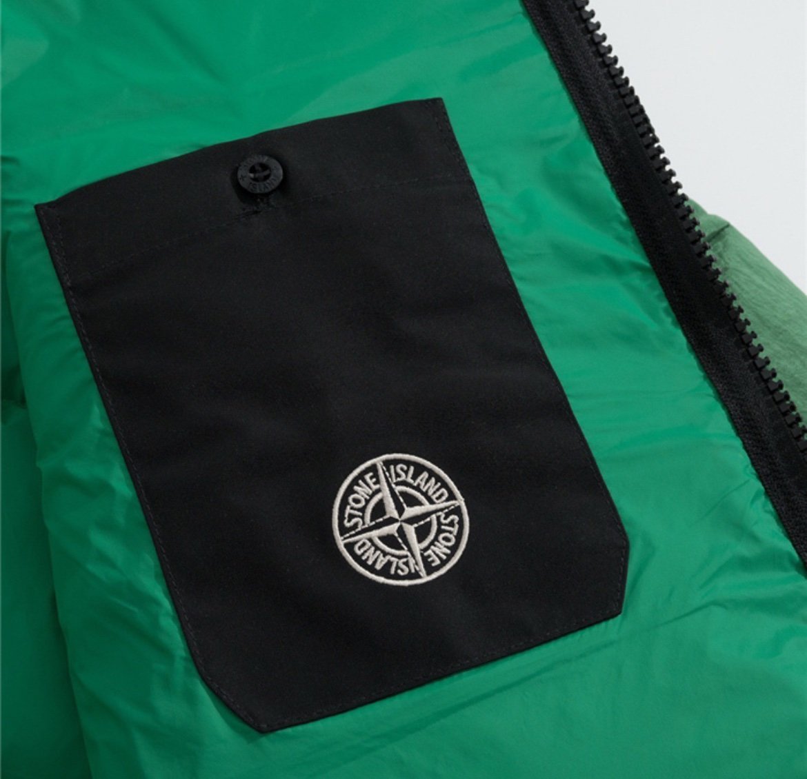 Stone Island Real Down Jacket Green - Afbeelding 4
