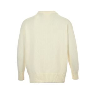 Alternative view of Ami Paris Virgin Wool Ami De Coeur Sweater White