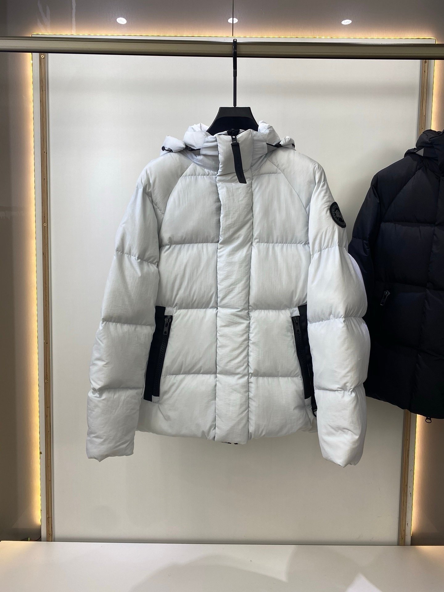 Canada Goose Junction Parka Black Label White - Afbeelding 2